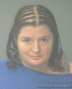 Mugshot of Erica Louree Fillinger booked in Santa Rosa County, Florida on September 18, 2026