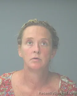 Mugshot of Kelly Kathleen Leech booked in Santa Rosa County, Florida on September 28, 2026