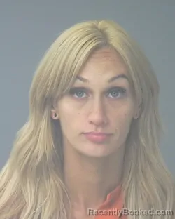 Mugshot of Brittany Nicole Thompson booked in Santa Rosa County, Florida on October 8, 2026