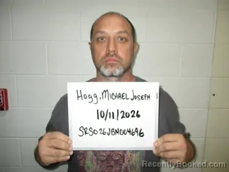 Mugshot of Michael Joseph Hogg booked in Santa Rosa County, Florida on October 11, 2026