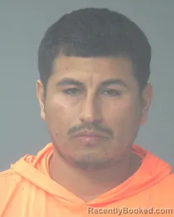 Mugshot of Juan Eduardo Cerano Aguilar booked in Santa Rosa County, Florida on October 17, 2026