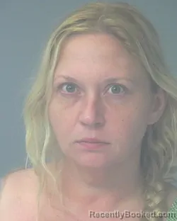 Mugshot of Misty Kriann Salter booked in Santa Rosa County, Florida on October 26, 2026