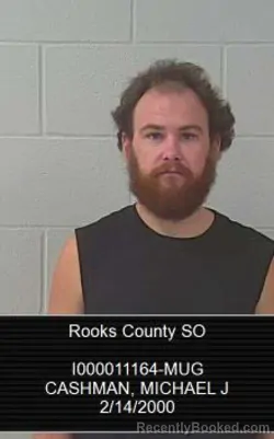 Mugshot of Michael Joseph Cashman booked in Rooks County, Kansas on October 8, 2026