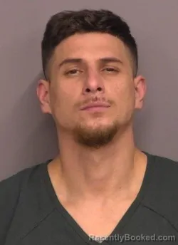 Mugshot of Alex Russell Solis booked in Saline County, Kansas on March 11, 2026