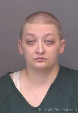 Mugshot of Shaelynn Rain Warren booked in Saline County, Kansas on March 18, 2026