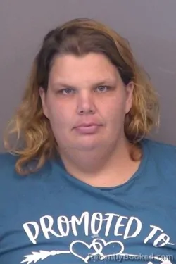 Mugshot of Brittany Nicole Ardis booked in Saline County, Kansas on March 18, 2026