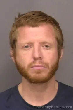 Mugshot of Justin Lane Chappell booked in Saline County, Kansas on March 19, 2026