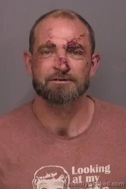 Mugshot of James Randell Brown booked in Saline County, Kansas on March 21, 2026