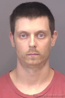 Mugshot of Travis Cayne Ryberg booked in Saline County, Kansas on March 26, 2026