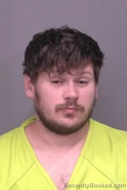 Mugshot of Kaden Michael Hatfield booked in Saline County, Kansas on March 27, 2026