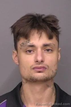 Mugshot of Xavier Levi Murrell booked in Saline County, Kansas on March 27, 2026