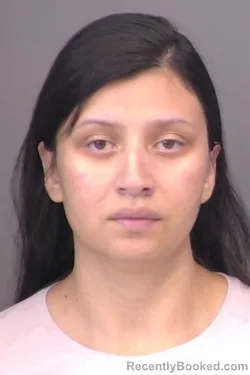 Mugshot of Jazmin Coronado-Aellano booked in Saline County, Kansas on March 28, 2026