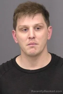 Mugshot of Brandon Michael Skaggs booked in Saline County, Kansas on April 2, 2026