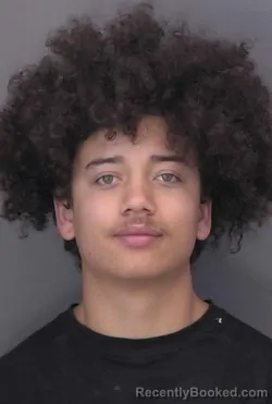 Mugshot of Kayne Xavier Lister booked in Saline County, Kansas on April 5, 2026