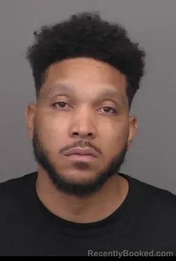 Mugshot of Derrick Lamonte Sanders booked in Saline County, Kansas on April 5, 2026