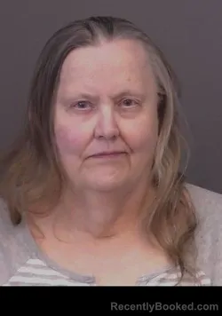 Mugshot of Lucy Rogene Nigh booked in Saline County, Kansas on April 5, 2026