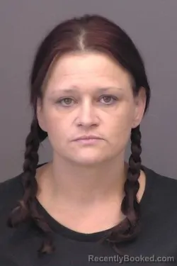 Mugshot of Summer Dawn Franklin booked in Saline County, Kansas on April 24, 2026