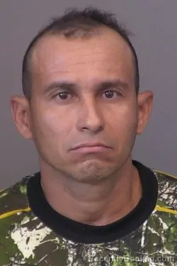 Mugshot of Victor Manuel Jaimes booked in Saline County, Kansas on May 24, 2026