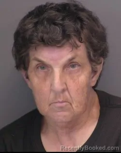 Mugshot of Velma Gladys Brewster booked in Saline County, Kansas on June 13, 2026