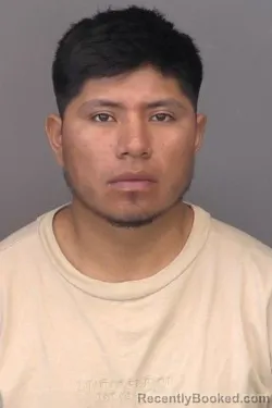 Mugshot of Victor Hugo Ruiz Guzman booked in Saline County, Kansas on June 14, 2026