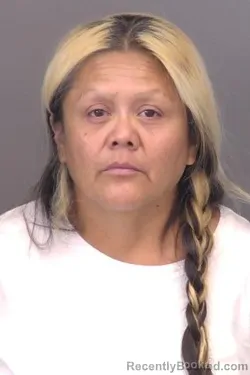 Mugshot of Berlinda Ann Yazzie booked in Saline County, Kansas on July 6, 2026