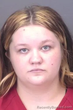 Mugshot of Isabelle Rose Baker booked in Saline County, Kansas on July 11, 2026
