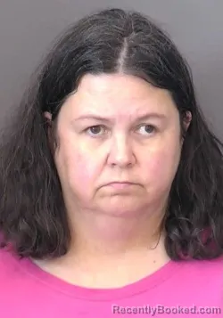 Mugshot of Sandra Dewey booked in Saline County, Kansas on July 30, 2026