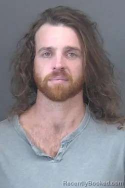 Mugshot of Joshua Donald Kipp booked in Saline County, Kansas on August 3, 2026