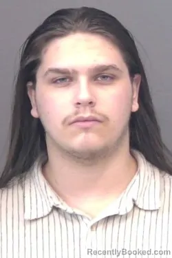 Mugshot of Lehvi Damian Peterson booked in Saline County, Kansas on August 14, 2026