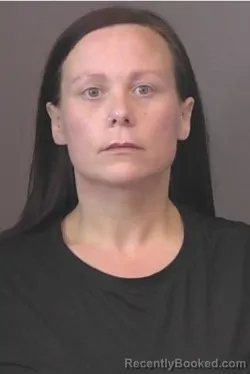 Mugshot of Jenna Cole Forsberg booked in Saline County, Kansas on August 18, 2026