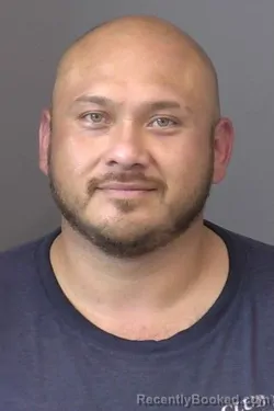 Mugshot of Rolando Cirilo Rodriguez booked in Saline County, Kansas on August 23, 2026