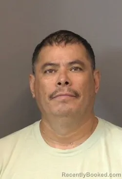 Mugshot of Jesus M Perez Cerda booked in Saline County, Kansas on August 24, 2026