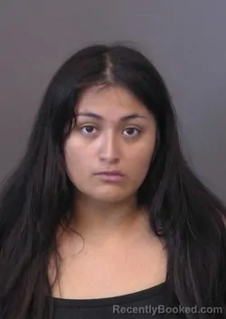 Mugshot of Angie Stephanie Cruz booked in Saline County, Kansas on August 27, 2026