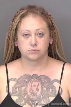 Mugshot of Jessica Nicole Davis booked in Saline County, Kansas on August 29, 2026