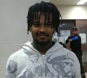 Mugshot of TREVION OMAR LYNCH booked in Sedgwick County, Kansas on March 28, 2026