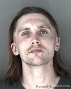 Mugshot of Joshua Mark Cunningham booked in Shawnee County, Kansas on March 19, 2026