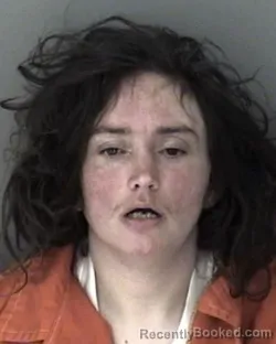 Mugshot of India Marie Engle booked in Shawnee County, Kansas on April 1, 2026