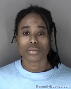 Mugshot of Alexus Shameka Exley booked in Shawnee County, Kansas on April 1, 2026