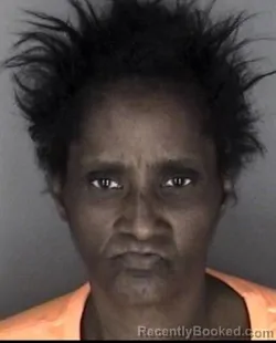 Mugshot of Angela Markate Peoples booked in Shawnee County, Kansas on April 22, 2026