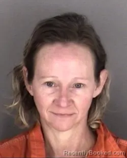 Mugshot of Karen Lynn Johnson booked in Shawnee County, Kansas on July 8, 2026
