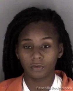 Mugshot of Jalecia Shyann Richardson booked in Shawnee County, Kansas on July 11, 2026
