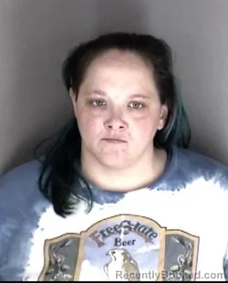 Mugshot of Shawndra Lynn Hailey booked in Shawnee County, Kansas on August 10, 2026