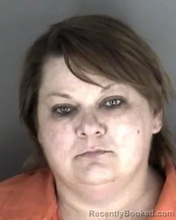 Mugshot of Angela Lynn Hiner booked in Shawnee County, Kansas on August 21, 2026