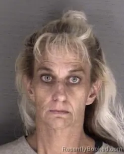 Mugshot of Kristy Kaye Caughron booked in Shawnee County, Kansas on August 27, 2026