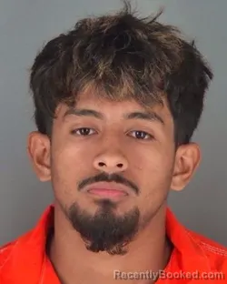 Mugshot of Rene Mark Retana-Meraz booked in Shawnee County, Kansas on September 25, 2026