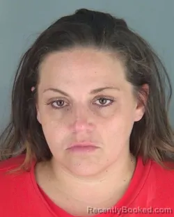 Mugshot of Amanda Carol Martinez booked in Shawnee County, Kansas on October 12, 2026