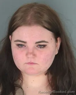 Mugshot of Kylie Michelle Johnson booked in Shawnee County, Kansas on October 21, 2026