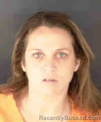 Mugshot of Jaime Leigh Thompson booked in Sarasota County, Florida on August 27, 2026