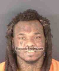 Booking photo from Sarasota County, Florida