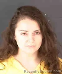 Mugshot of ANGELA MARIE MONIZ booked in Sarasota County, Florida on March 17, 2026